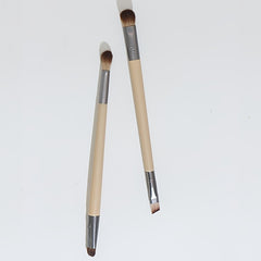 2pcs Double Head Eye Shadow Brush for Smudge Makeup