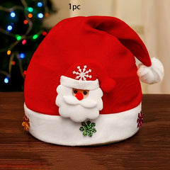 Christmas Hat Snowman Deer Horn Party Decoration