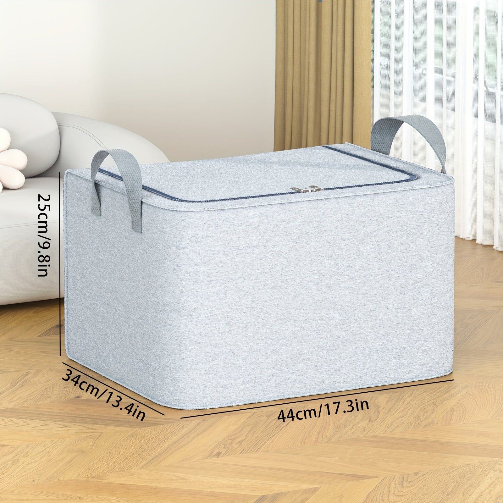 Large Capacity Felt Storage Bag With Handles Portable Clothes Storage Bag