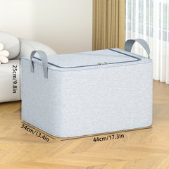 Large Capacity Felt Storage Bag With Handles Portable Clothes Storage Bag
