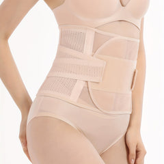 Waist Trainer Trimmer Belt Compression Wrap Breathable Tummy Control
