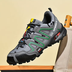 Men's Breathable Hiking Shoes Arch Support Non Slip Travel Sneakers