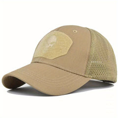 Stylish Skull Embroidered Baseball Cap for Sun Protection