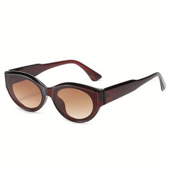 Cat Eye Sunglasses Oval Small Frame Glasses