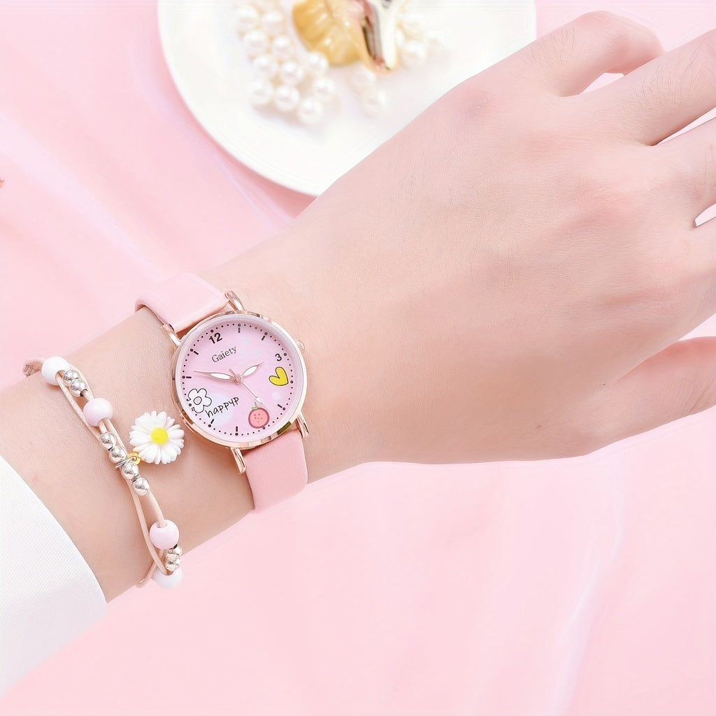Rabbit Cartoon Quartz Watch for Students