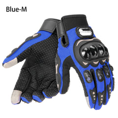 Breathable Finger Protection Touch Screen Racing Motorcycle Gloves