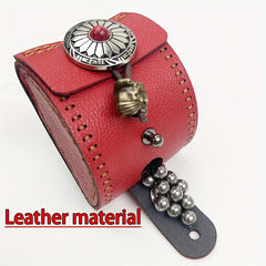 Outdoor Slingshot Pouch PU Leather Magnet Belt Bag