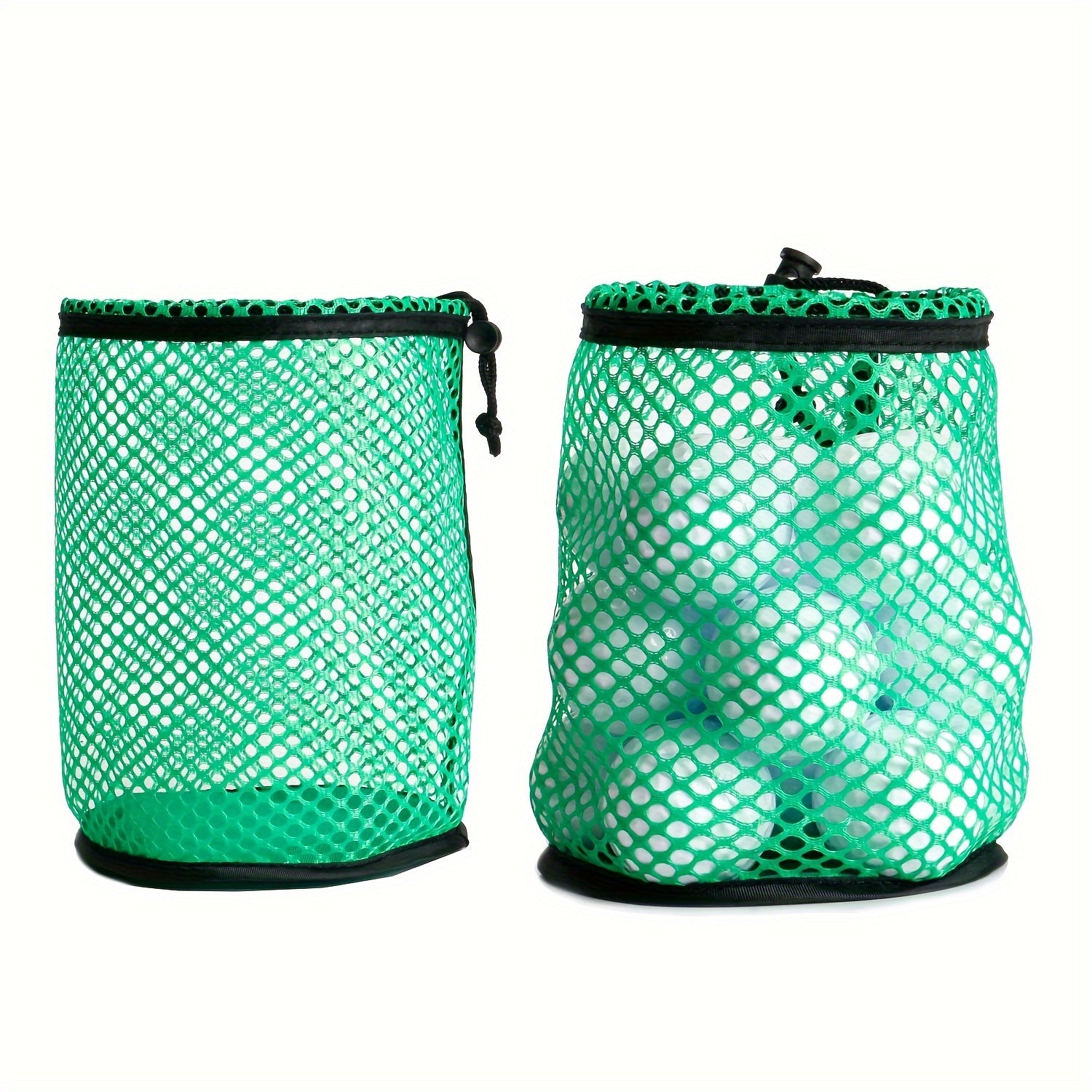 Portable Golf Mesh Bag Ball Holder Drawstring Lightweight Outdoor Travel Cam