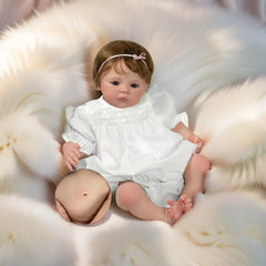 Princess Full Body Vinyl Reborn Doll with Rooted Hair