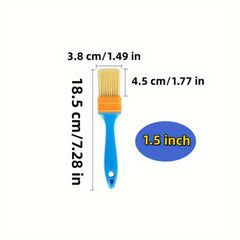 1pc Nylon Paint Brushes Plastic Handle Tufted Brush Paint BBQ Cleaning Dust Pain
