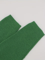 Colorblock Button Decor Knit Dress
