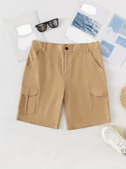 Men's Cargo Shorts with Pockets for Summer Wear