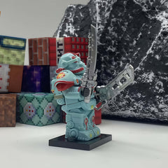 Mecha Power Dual Blade Model with Weapons and Armor