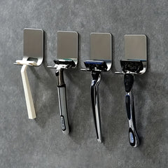 Wall Mounted Razor Holder No Drilling Bathroom Hook Rack