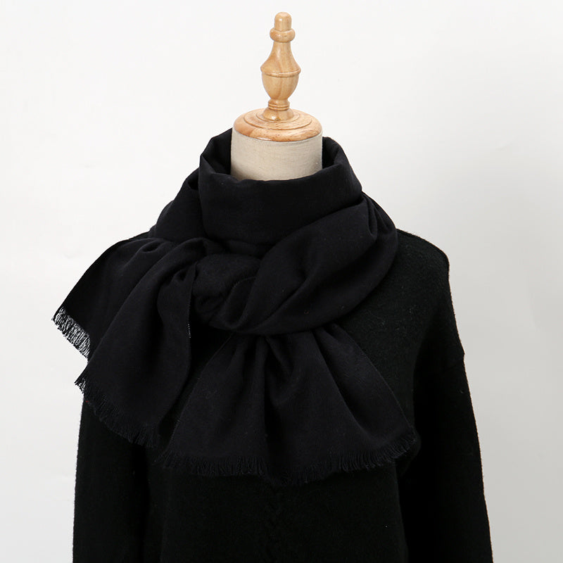 Men's Solid Business Scarf 30 x 11 inches