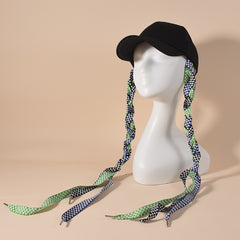 Braided Baseball Cap for Women - Outdoor Adjustable Casual Hat