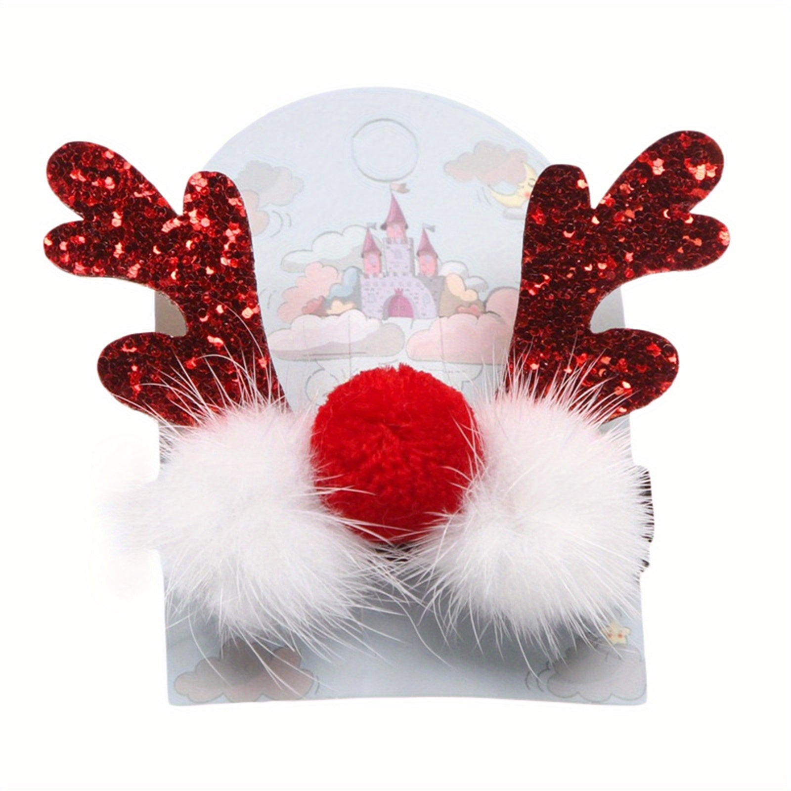 Girls Antlers Hair Clips Party Cosplay Barrette Hair Accessories