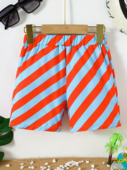 Boys Block Shorts for Summer Kids Clothes