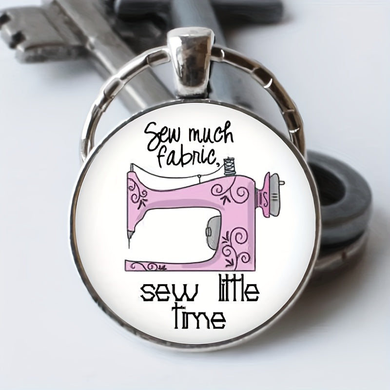 Vintage Sewing Machine Keychain for Boys and Girls