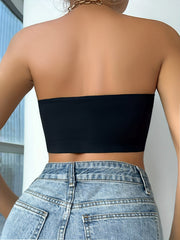 Seamless Strapless Bandeau Bra Soft Stretch Everyday Lingerie