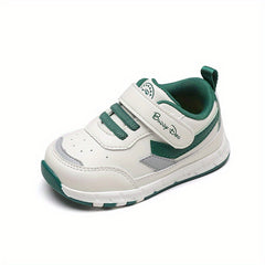 Baby Boys' Hook and Loop Sneakers Lightweight Non Slip Shoes