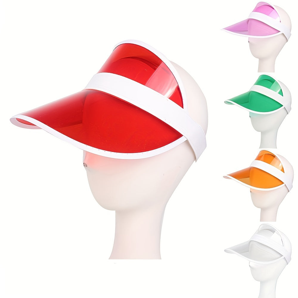 Candy PVC UV Sunshade Hat for Sports