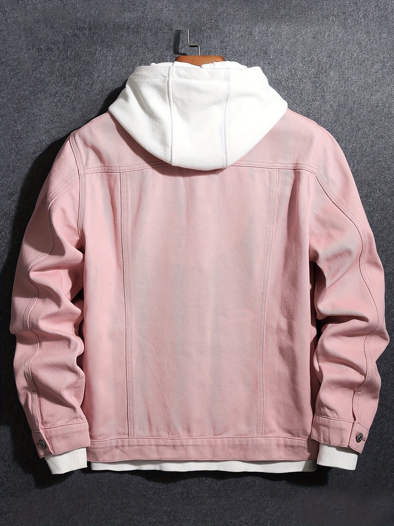 Men's Street Style Denim Jacket for Spring Fall