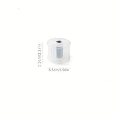 Transparent Circular Tape Storage Box Cutter Office Supplies