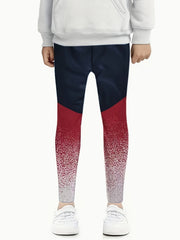 Girls Gradient Leggings Slim Leggings Activewear Sports