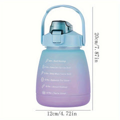 1300ml Large Capacity Water Cup Gradient Bottle For Sports Fitness
