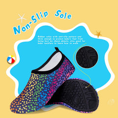 Infant Girls Dot Slip On Water Shoes Lightweight Quick Dry Aqua Socks