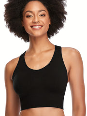 Women's Seamless Padded Sports Bra Comfortable Running Vest