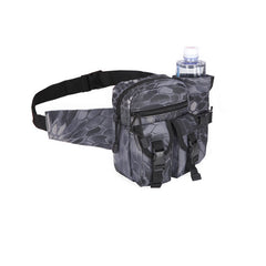 Tactical Waist Pack with Water Bottle Holder for Outdoor Activities