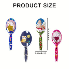 DIY Animal Painting Comb Soft Bristle Brush Diamond Painting Kit