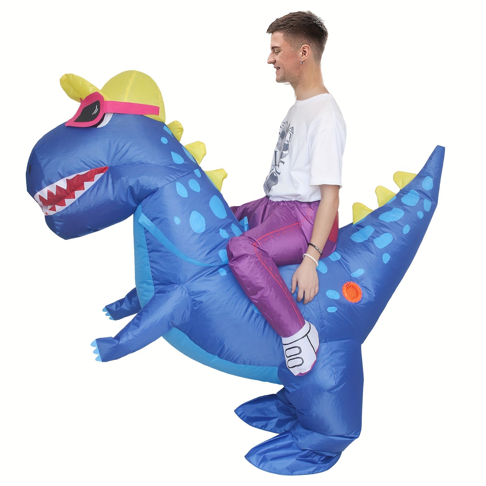 Halloween Christmas Costume Adult Riding Dragon Sunglasses Funny Doll Clothes