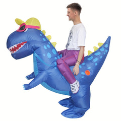 Halloween Christmas Costume Adult Riding Dragon Sunglasses Funny Doll Clothes