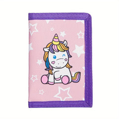 Unicorn Trifold Wallet for Kids - Perfect Birthday Gift