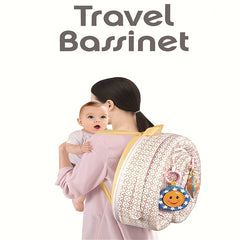 Portable Bassinet for Babies Foldable Bed with Sun Protection