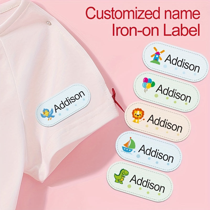 Custom Clothing Name Tags Waterproof Washable 10-40pcs