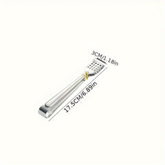 Stainless Steel BBQ Food Tong Anti Heat Bread Clip for Outdoor Camping