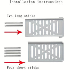 Adjustable Spice Rack and Cabinet Organizer for Kitchen Storage