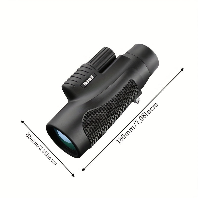 10x42 HD Monocular Telescope Waterproof Bird Watching Hiking Camping