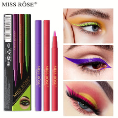 6pcs Waterproof Smudge Proof Liquid Eyeliner Set Halloween Stage Makeup