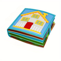 DIY Felt Quiet Book 3D Activities Cloth Story Book Preschool Learning Education