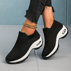 Women's Chunky Sneakers Slip On Air Cushion Shoes Lightweight