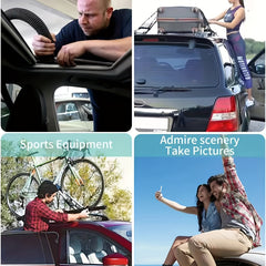 Foldable Car Roof Rack Step Car Door Step Multifunction Universal Latch Hook