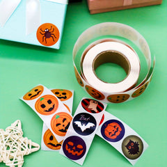 500pcs Halloween Pumpkin Ghost Car Stickers Holiday Gift Craft Decoration