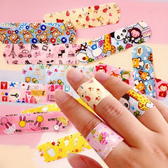 120pcs Cartoon Waterproof Bandages for Kids' First Aid