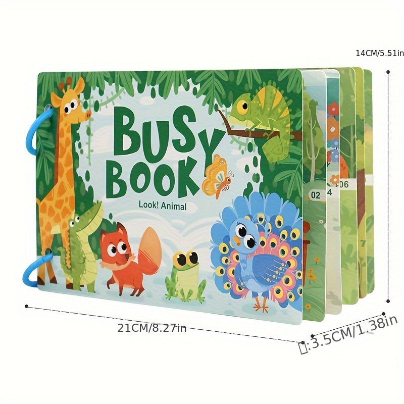 Children's Traffic Quiet Paste Book Busybook Baby Busy Book