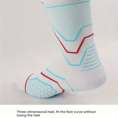 Thick Basketball Socks, Sweat Absorbent, Breathable, Mid Calf, 1 Pair